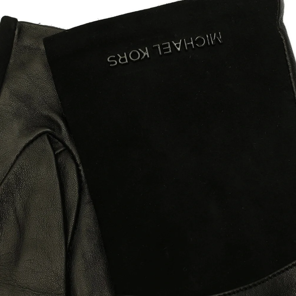 Michael Kors Suede & Leather Tech Gloves - Picture 3 of 7